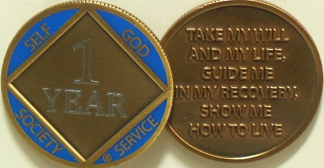 Years of Service Brass Medallion